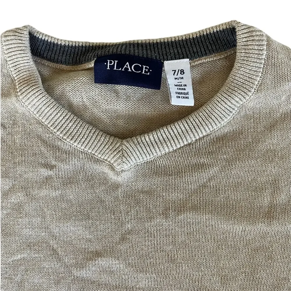 The Children's Place Boys Tan Sweater Size 7/8‎